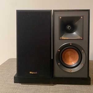 Klipsch R-41M Bookshelf Home Speaker Set of 2 Black